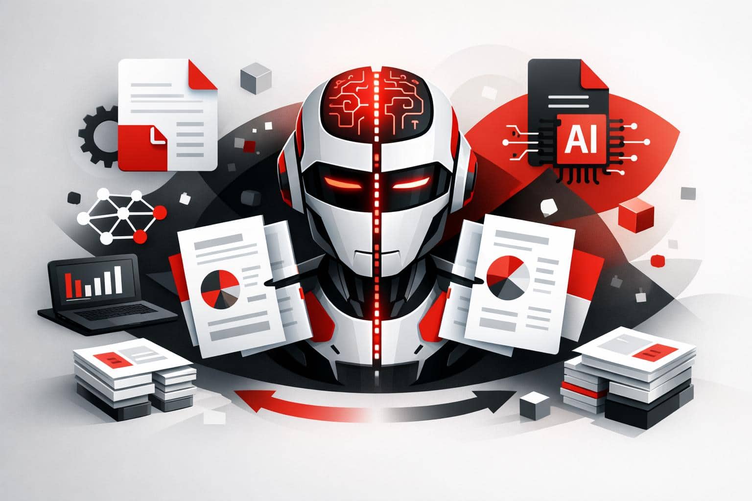 AI splits a long PDF into files